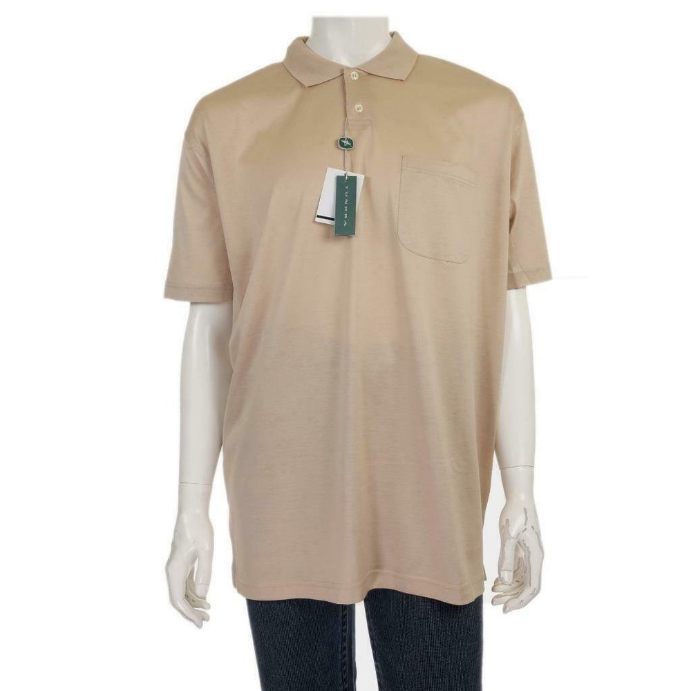NWT TUNDRA Beige Polo Shirt Sz. XL